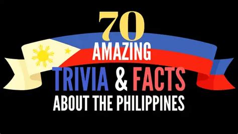 tagalog trivia|philippine facts and trivia.